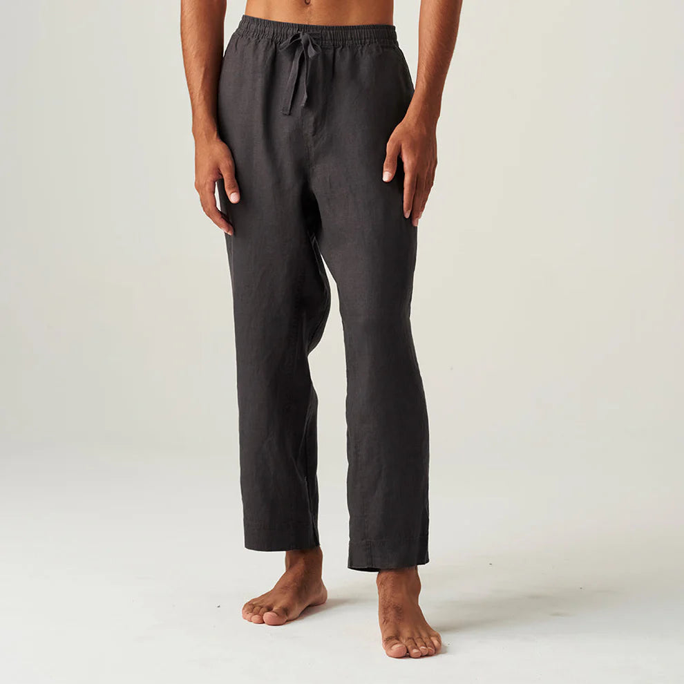 100% Linen Pants in Kohl - Mens