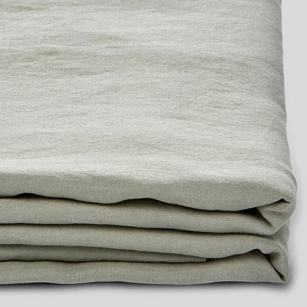 100% Linen Duvet Cover in Stone